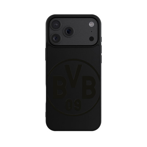 Apple iPhone 18 Pro Max Base Case BVB Logo Schwarz Transparent