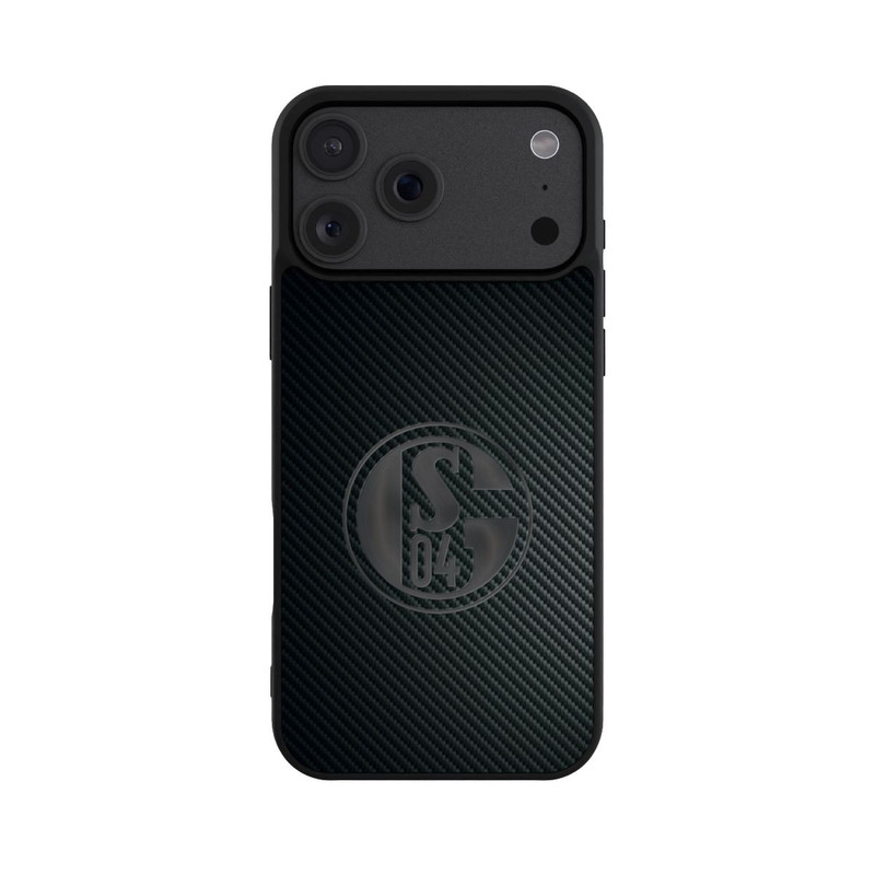 iPhone 18 Pro Max Base Case Schalke 04 Carbon Look