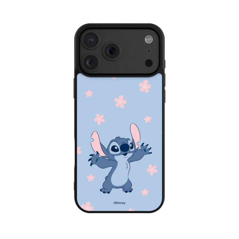 iPhone 18 Pro Max Base Case Stitch Pastel Flowers Blue