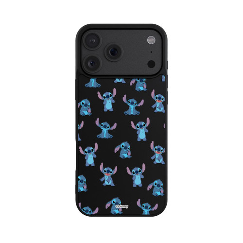 Apple iPhone 18 Pro Max Base Case Stitch Faces Pattern Transparent