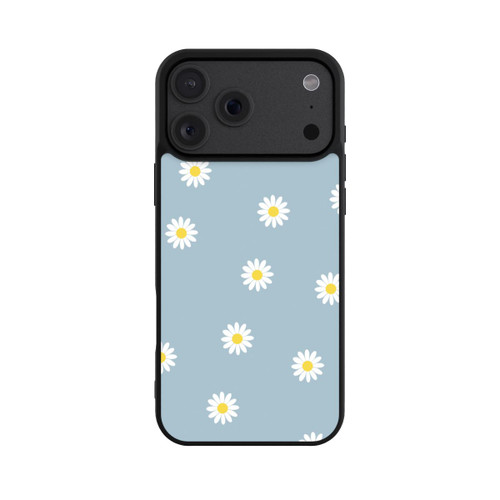 Apple iPhone 18 Pro Max Base Case Gänseblümchen Muster Blau