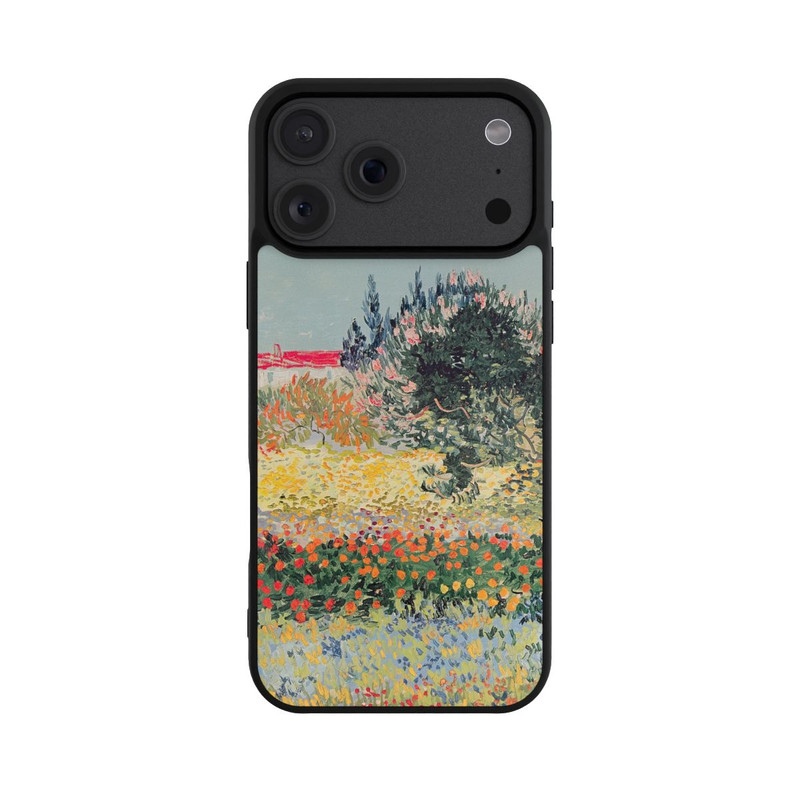 iPhone 18 Pro Max Base Case Garden in Bloom, Arles, July 1888 by Vincent van Gogh