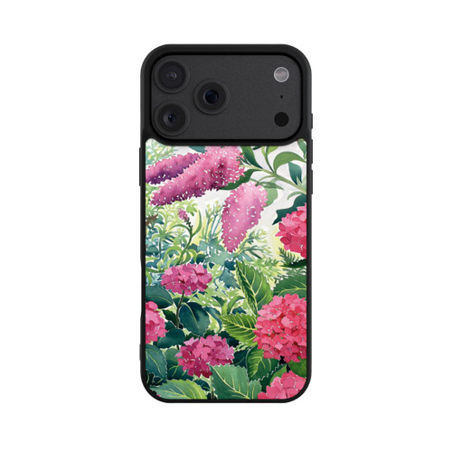 Apple iPhone 18 Pro Max Base Case Garden Hydrangeas and Buddleia by Christopher Ryland