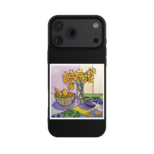 Apple iPhone 18 Pro Max Base Case Daffodil Patchwork, 2023, by Catherine J Martzloff