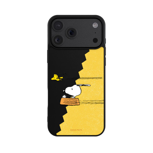 Apple iPhone 18 Pro Max Base Case Peanuts-Snoopy und Woodstock Transparent