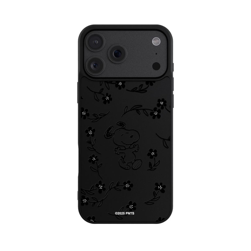 iPhone 18 Pro Max Base Case Snoopy und Flowers Transparent