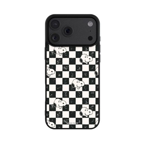 Apple iPhone 18 Pro Max Base Case Snoopy Heads Checked Pattern