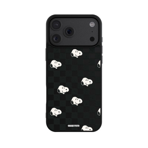 Apple iPhone 18 Pro Max Base Case Snoopy Checked Pattern