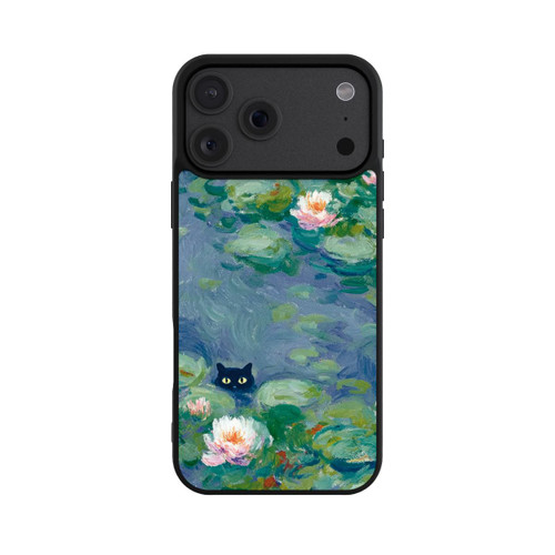 Apple iPhone 18 Pro Max Base Case Katze im Teich Gemälde Impressionismus