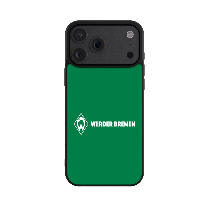 iPhone 18 Pro Max Base Case Werder Bremen Schriftzug Raute Grün