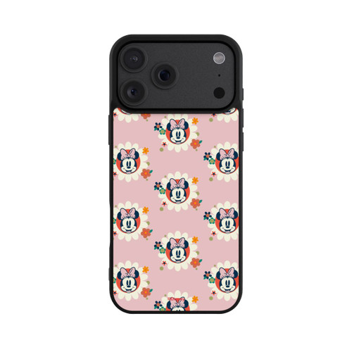 Apple iPhone 18 Pro Max Base Case Minnie's Magic Flowers Retro Pattern
