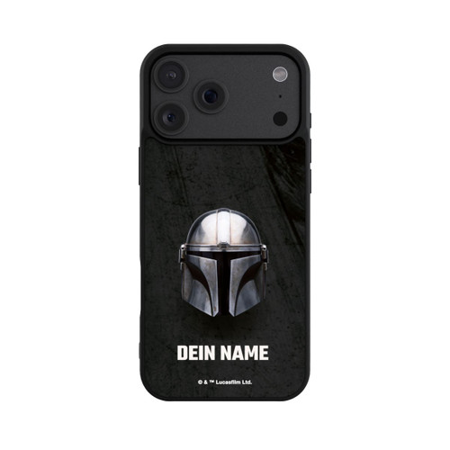 Apple iPhone 18 Pro Max Base Case Star Wars Mandalorian Black Helmet Personalisierbar