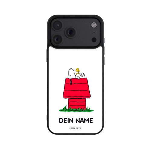 Apple iPhone 18 Pro Max Base Case Snoopy and Woodstock Classic Personalisierbar