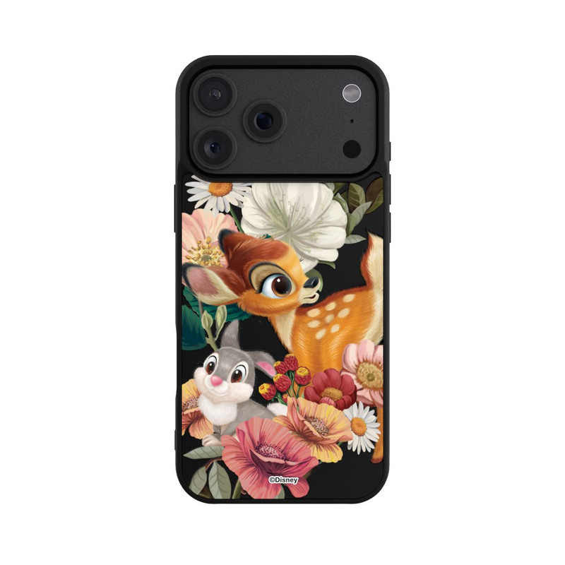 iPhone 18 Pro Max Base Case Bambi und Klopfer Blumen Transparent