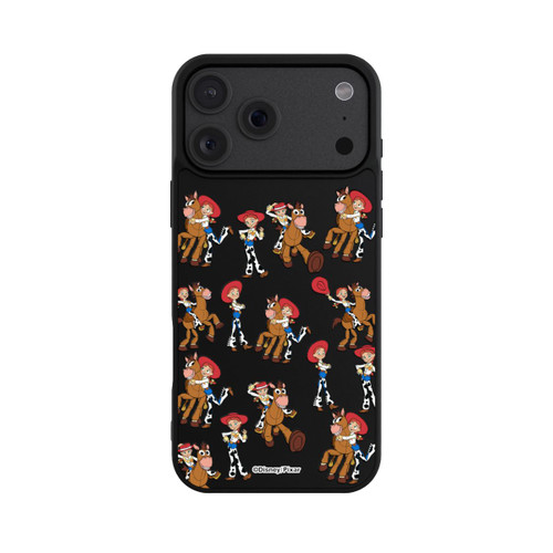 Apple iPhone 18 Pro Max Base Case Toy Story 5 Jessie Cowboy Pattern Transparent