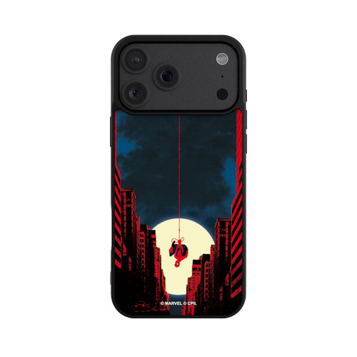Apple iPhone 18 Pro Max Base Case Spider-Man Marvel between Skyscrapers