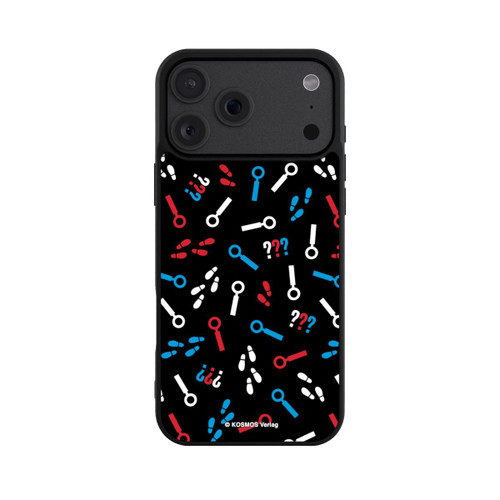 Apple iPhone 18 Pro Max Base Case Drei Fragezeichen Detektiv Muster