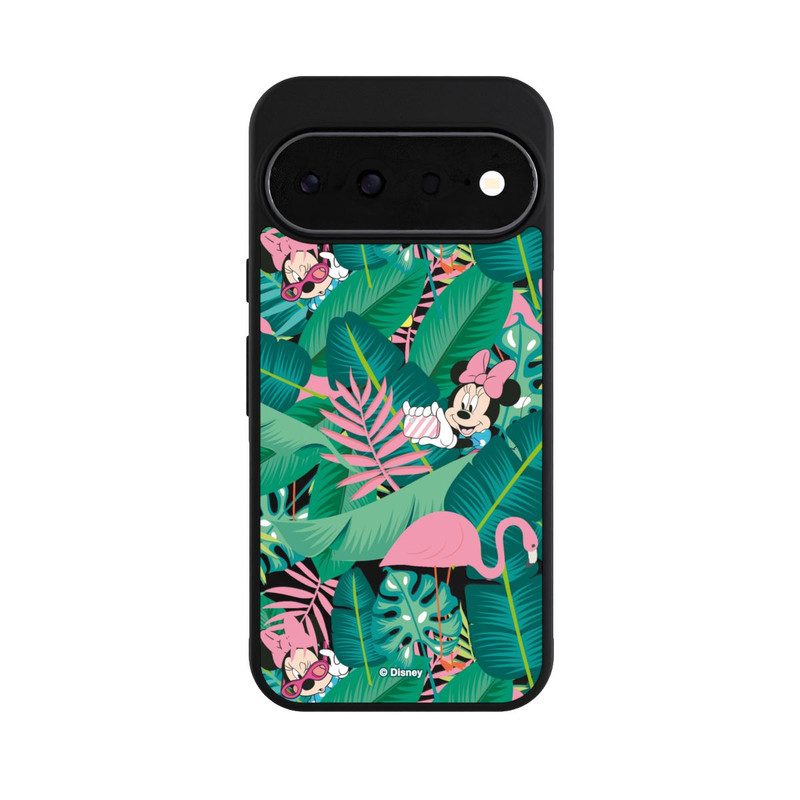 Pixel 11 Base Case Minnie Summer Palmblätter ohne Hintergrund