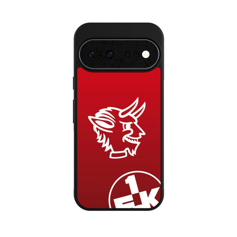 Pixel 11 Base Case Teufelskopf FCK auf Rot