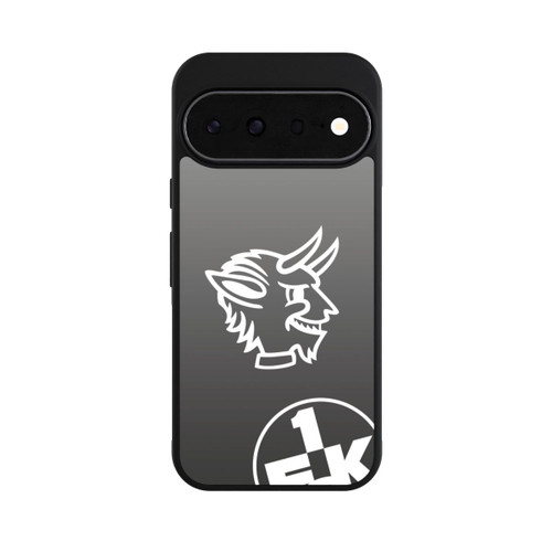 Google Pixel 11 Base Case Teufelskopf FCK auf Schwarz