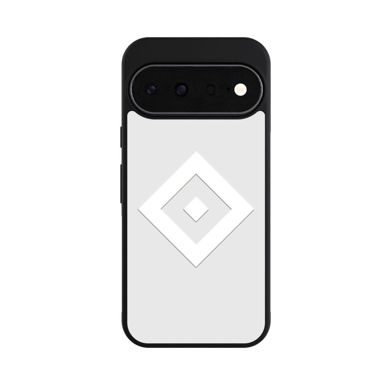 Pixel 11 Base Case Rauten Logo auf HSV Grau