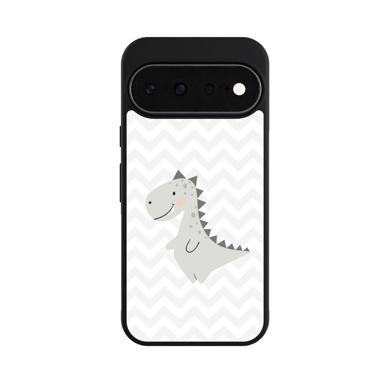 Pixel 11 Base Case Grauer Dino