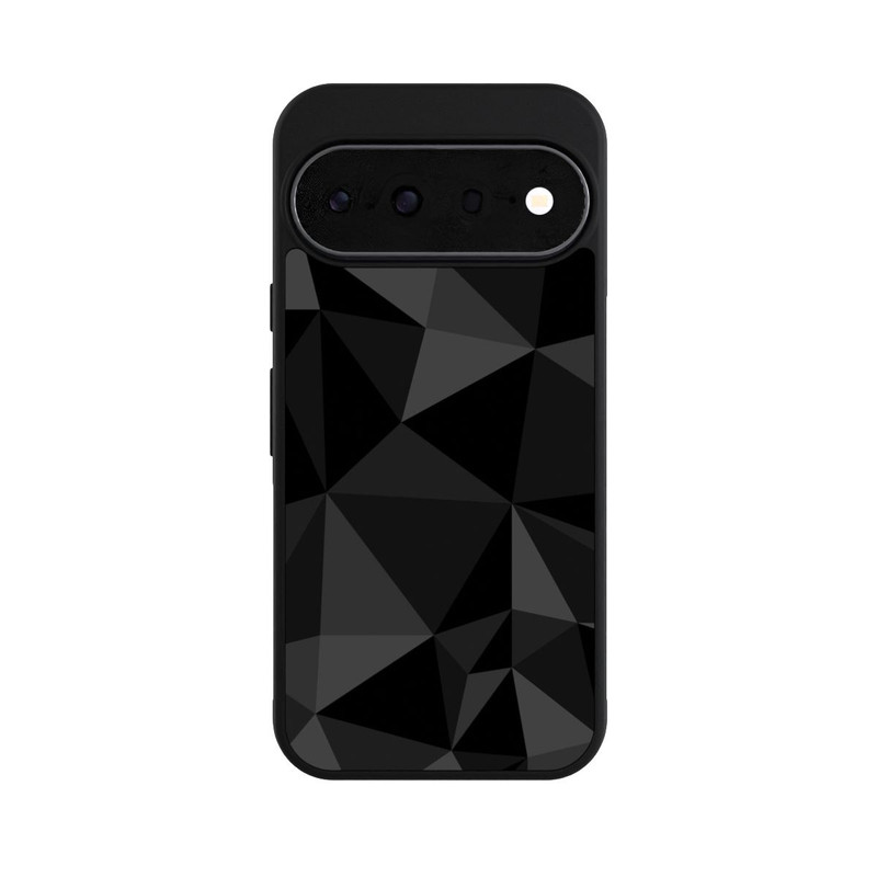 Pixel 11 Base Case Polygonmuster schwarz