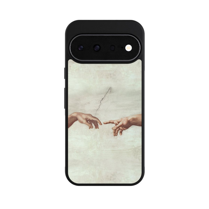 Pixel 11 Base Case Die Hände von Gott und Adam von Michelangelo Buonarroti