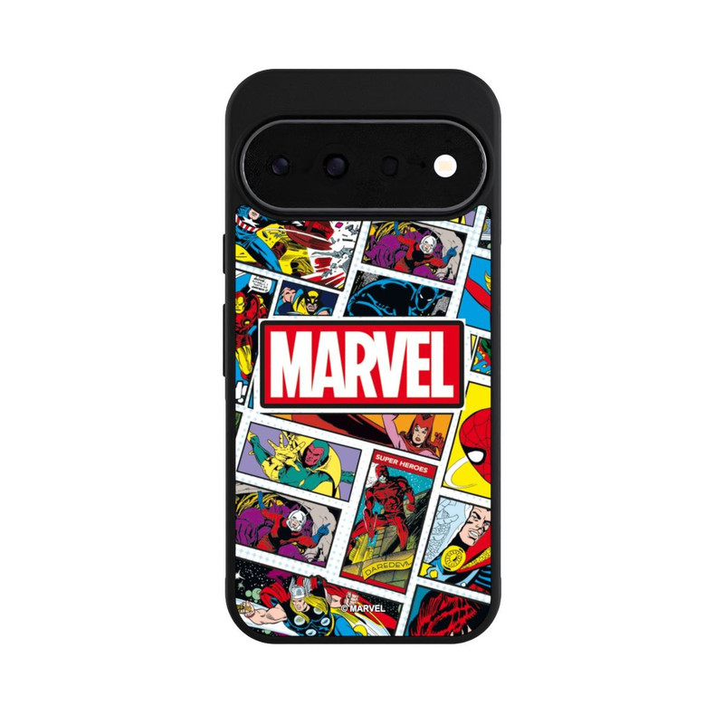 Pixel 11 Base Case Marvel Comic Pattern