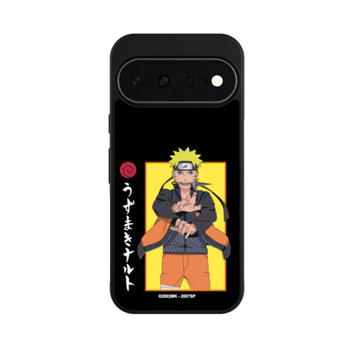 Google Pixel 11 Base Case Naruto Kampfposition Schwarz
