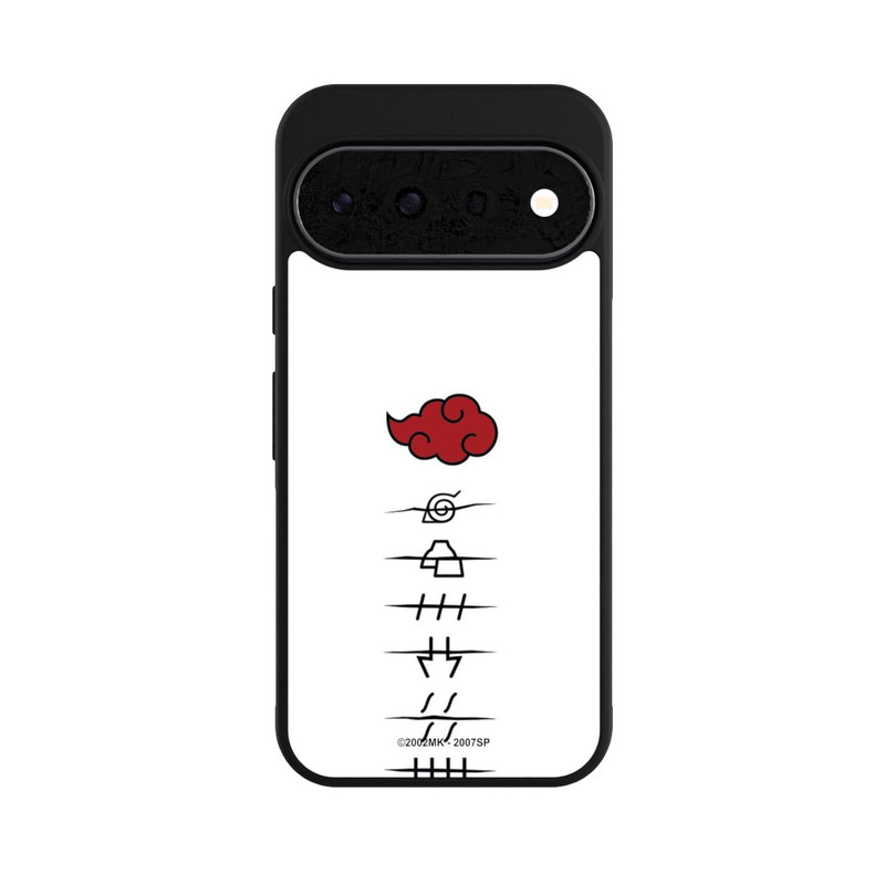 Pixel 11 Base Case Akatsuki Mitgliedersymbole Weiß