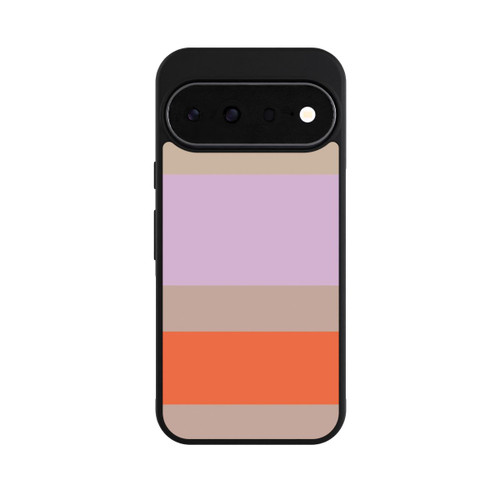 Google Pixel 11 Base Case Moca Lila Orange Stripes