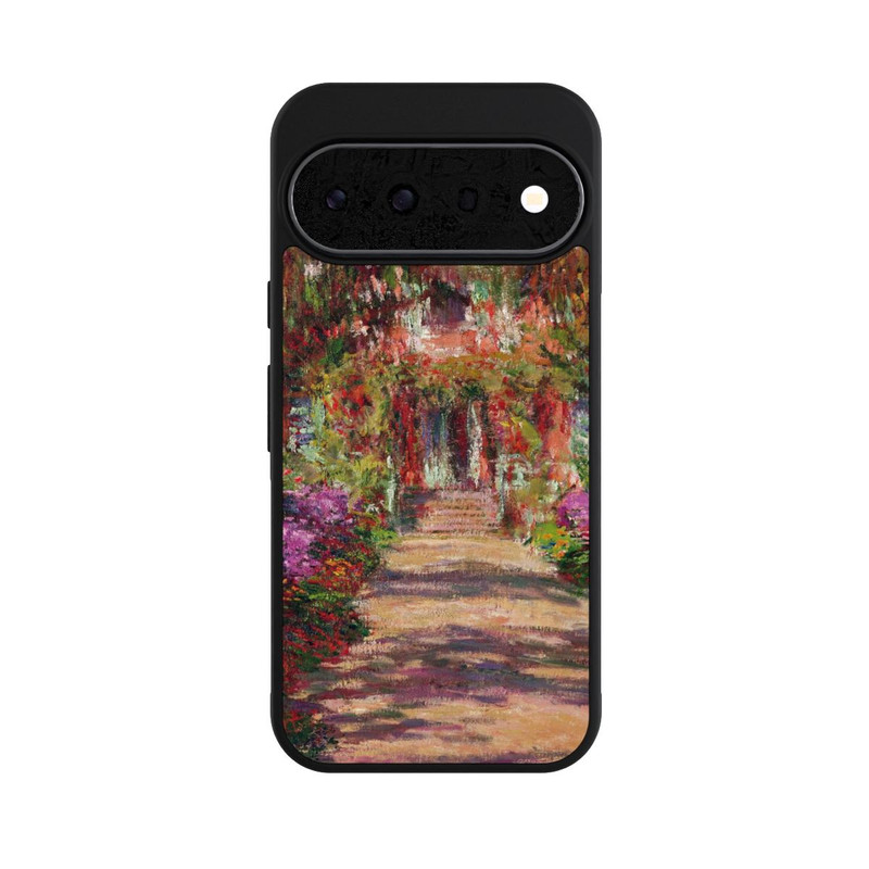 Pixel 11 Base Case Eine Allee in Monets Garten in Giverny by Claude Monet