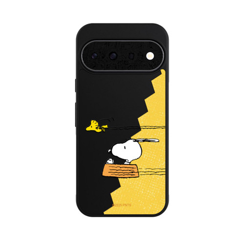 Google Pixel 11 Base Case Peanuts-Snoopy und Woodstock Transparent