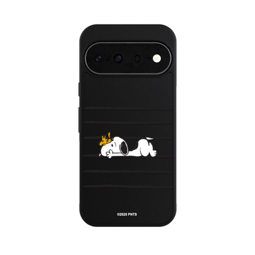 Google Pixel 11 Base Case Snoopy Woodstock Streifen Peanuts Transparent