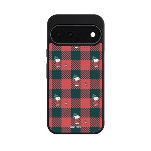 Google Pixel 11 Base Case Peanuts Rot Schottenmuster