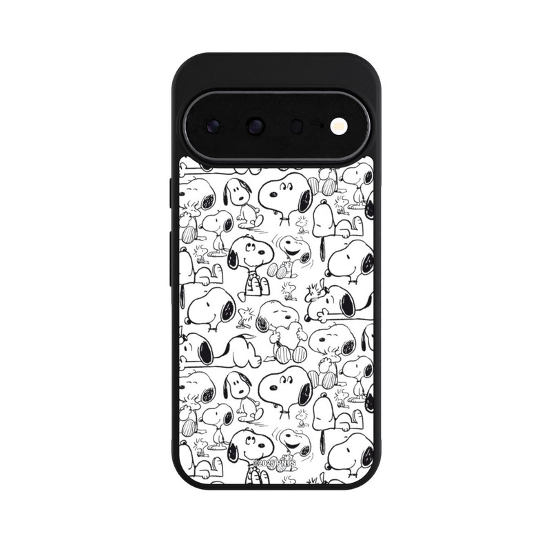 Pixel 11 Base Case Classic Snoopy Pattern White