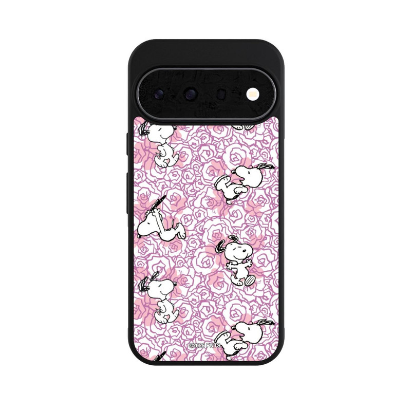 Pixel 11 Base Case Peanuts Pink Roses Pattern