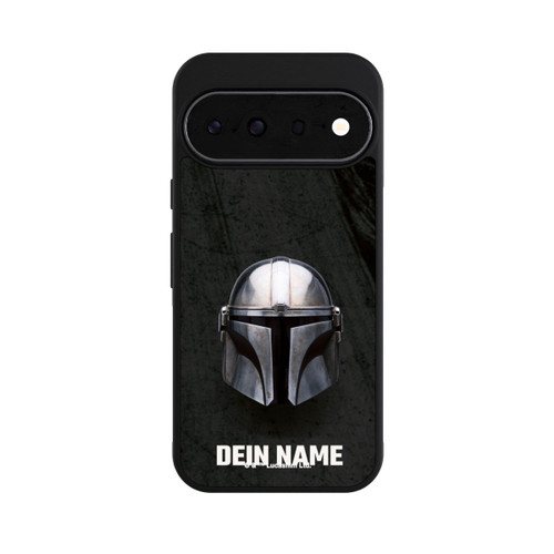 Google Pixel 11 Base Case Star Wars Mandalorian Black Helmet Personalisierbar