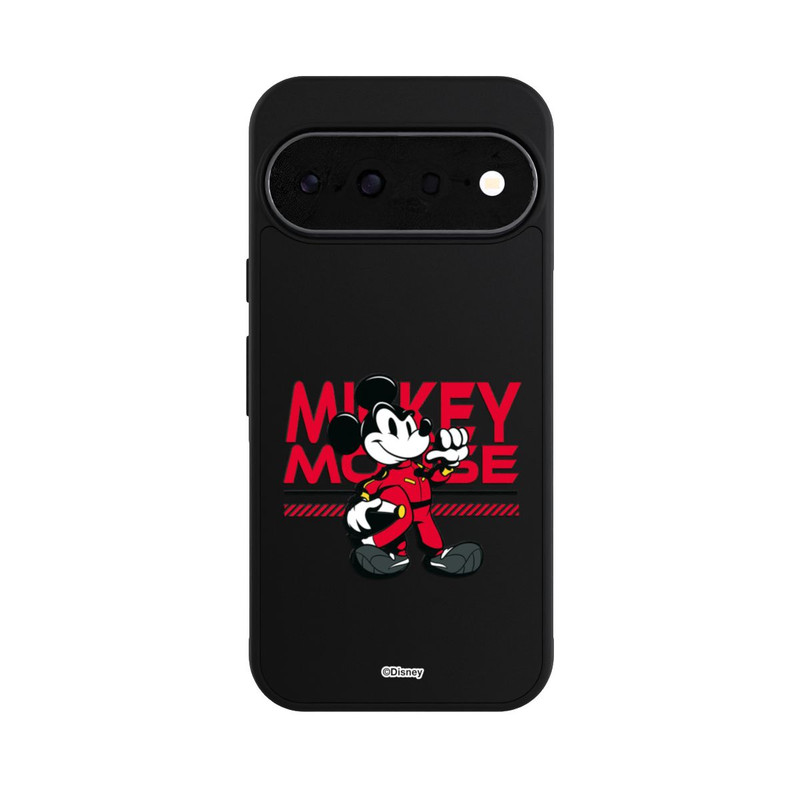 Pixel 11 Base Case Micky Maus Rennfahrer Transparent