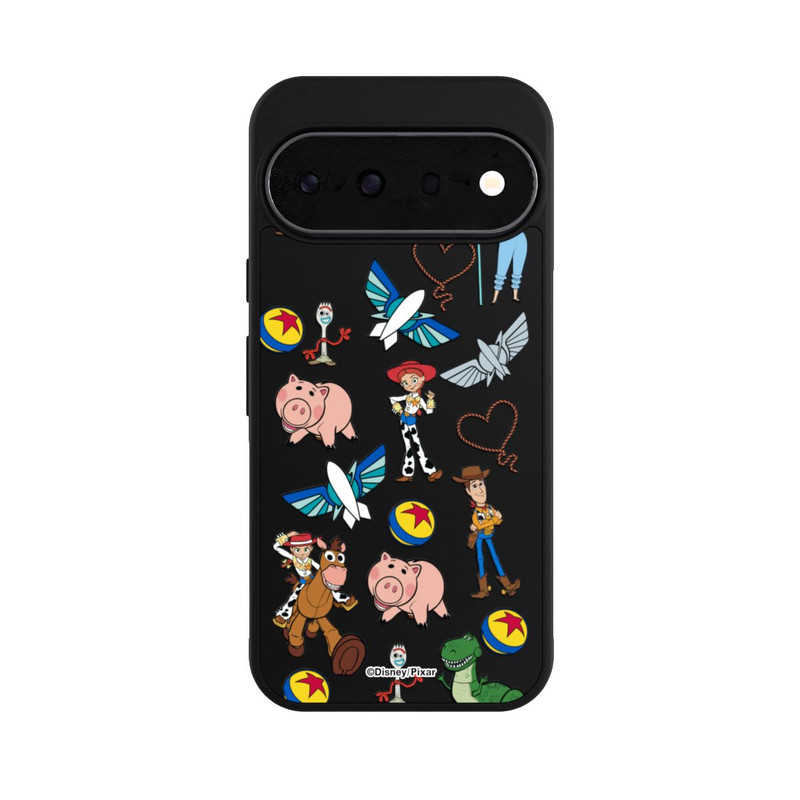Pixel 11 Base Case Toy Story 5 Hero Toys Pattern Transparent