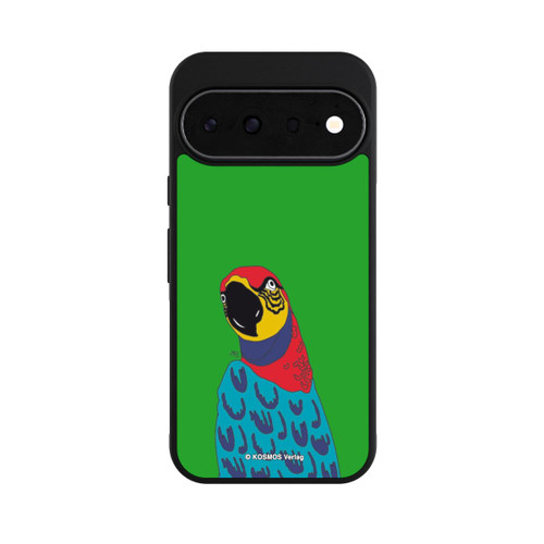 Google Pixel 11 Base Case Drei Fragezeichen und der Super-Papagei