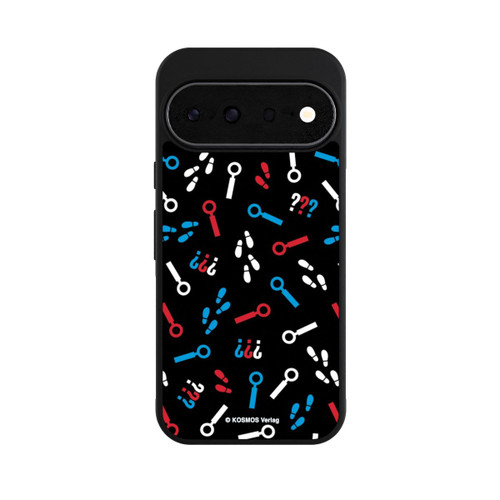 Google Pixel 11 Base Case Drei Fragezeichen Detektiv Muster