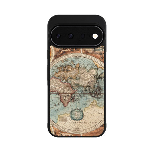 Google Pixel 11 Pro Base Case Vintage Weltkarte