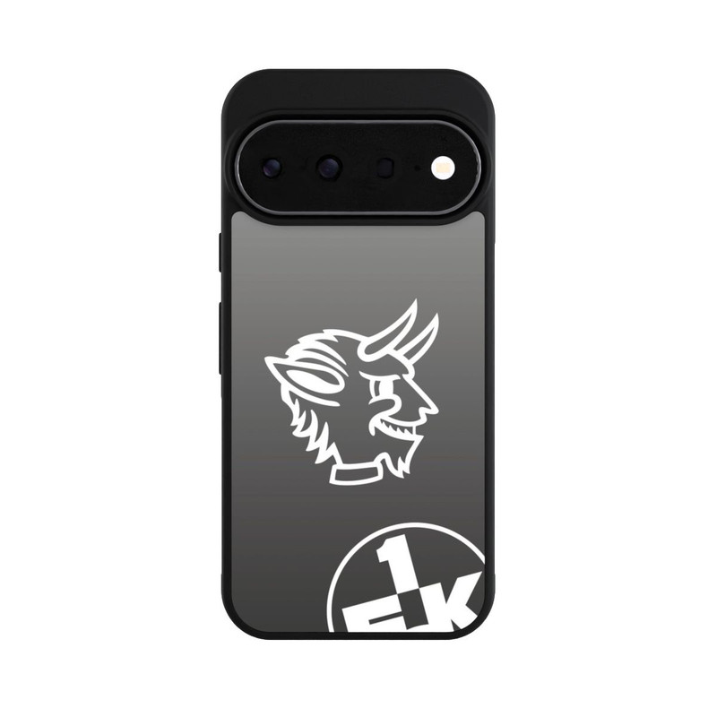 Pixel 11 Pro Base Case Teufelskopf FCK auf Schwarz
