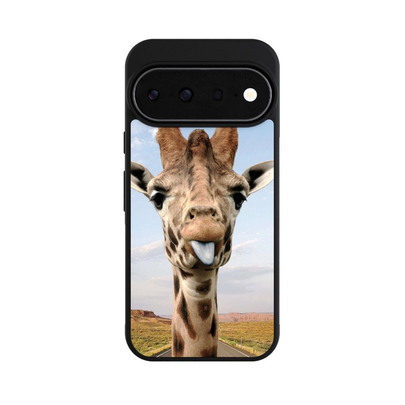 Pixel 11 Pro Base Case Giraffe auf der Straße