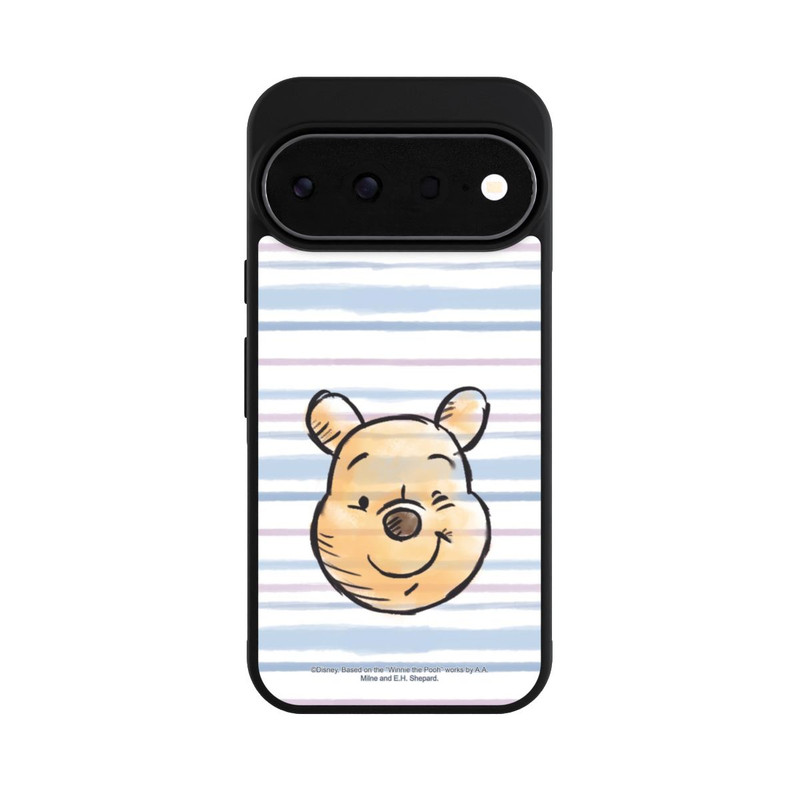 Pixel 11 Pro Base Case Winnie Puuh auf Streifen