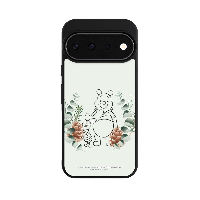 Pixel 11 Pro Base Case Grüne Liebe Puuh und Ferkel