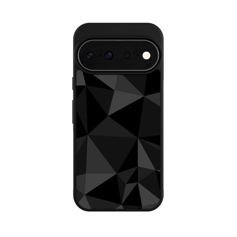 Pixel 11 Pro Base Case Polygonmuster schwarz