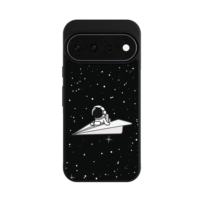 Pixel 11 Pro Base Case Astronaut Paper Plane Comic